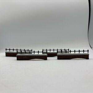 Dept 56 Vintage Heritage Village Churchyard Fence Extensions Set Of 4 5807-6 EUC